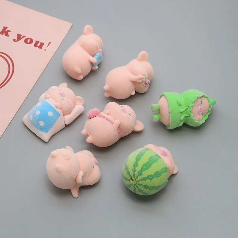 1 шт. мультяшная маленькая розовая свинка Милая трехмерная набивная животная Diy