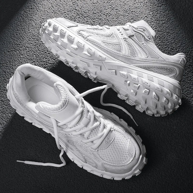 

Summer New French Designer Shoes For Men Thick Bottom Heightening Men's Casual Shoes Personality Brand Breathable Men's sneaker