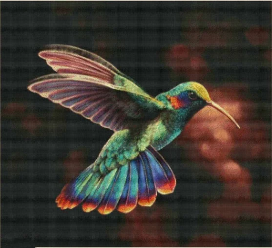 

Beautiful Hummingbird Sewing kit 18CT 16CT 14CT Unprinted Cross Stitch Kits Embroidery Art DIY Handmade Needlework Home Decor