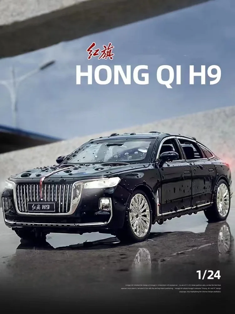 Китайская лимузин HongQi H9 украшение для дома имитация изысканных литых и
