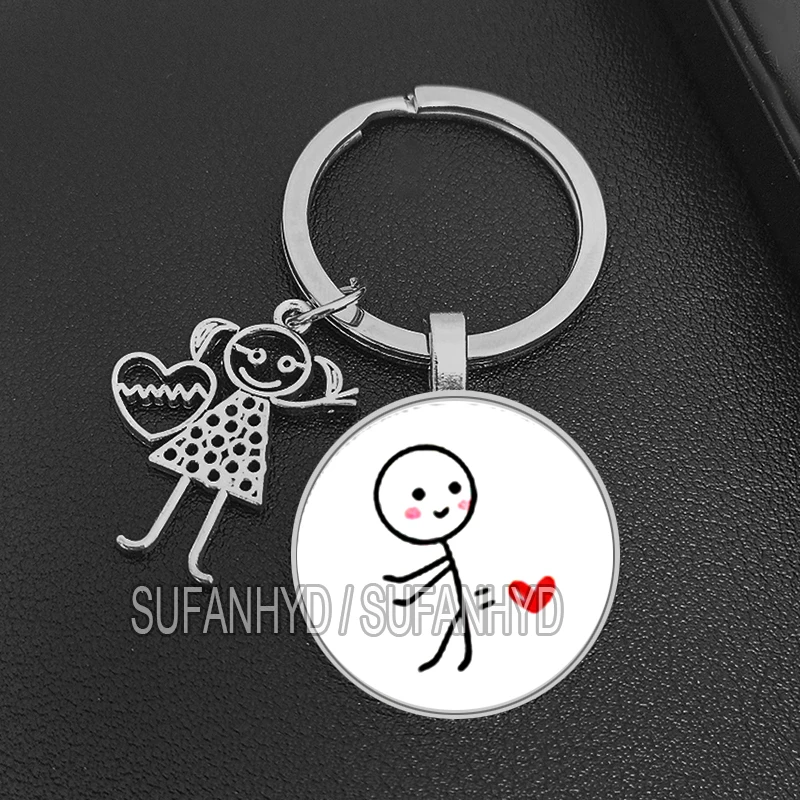 Подарок на день Святого Валентина, брелоки для дома, забавный мужской брелок для ключей, милый брелок с надписью «подарить тебе мое сердце» для свадьбы