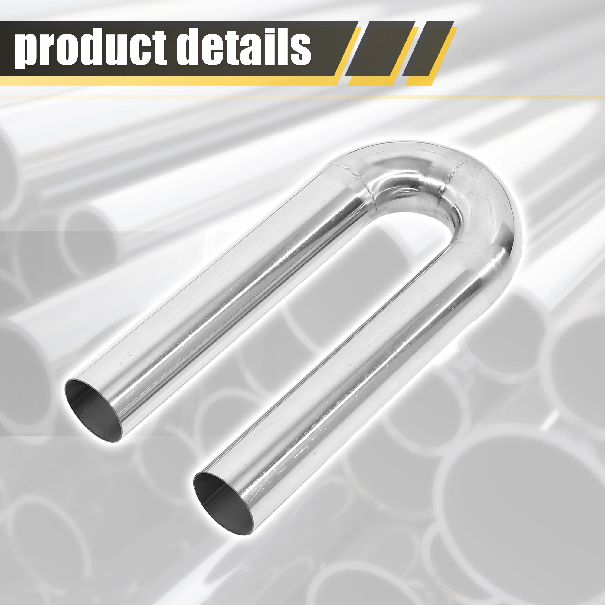 1/2 шт. автомобильная выхлопная труба 51 мм 57 63 76 89