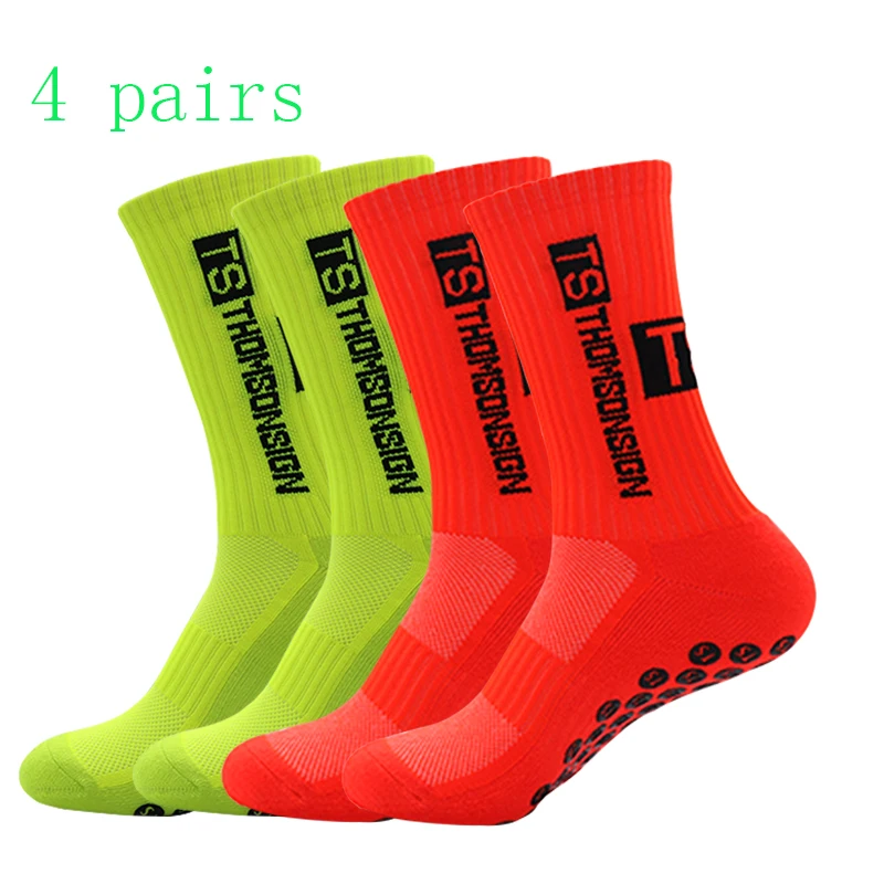 THOMSONSIGN Anti-Slip Socks for Men and Women, Non-Slip Sports Socks for Football, Basketball, Tennis, Cycling, 39-46