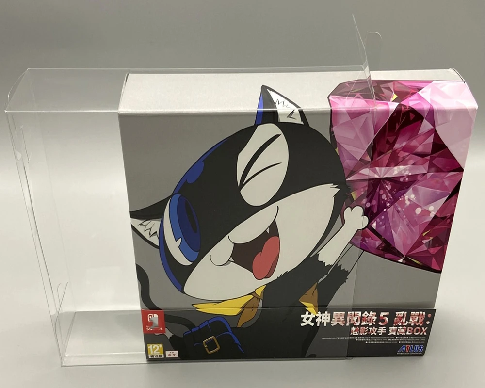 

Прозрачная защитная коробка для Persona 5 scr#: The Phantom Strikers/P5S коллекционные коробки для NS/PS4 Shell Clear Display чехол