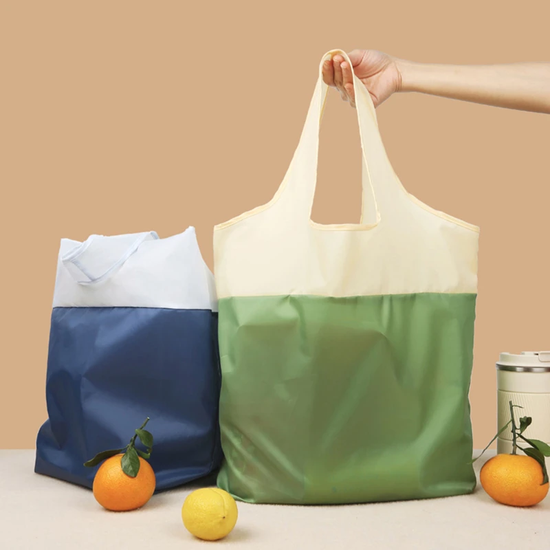 

Многоразовые продуктовые сумки, складные моющиеся вместительные сумки для покупок, прочная легкая Экологически чистая Водонепроницаемая ...
