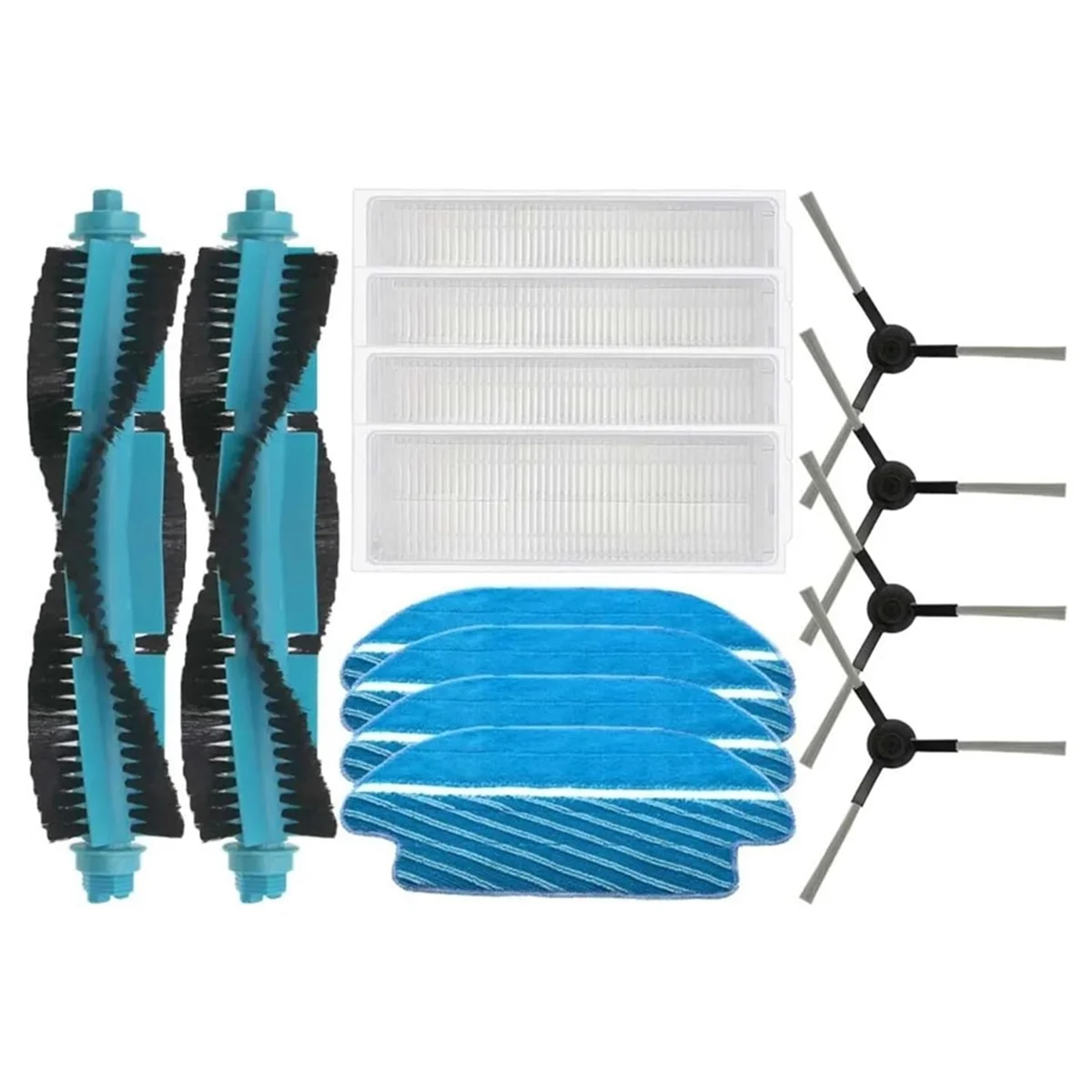 Аксессуары для робота-пылесоса Proscenic M6 PRO запасные части основная боковая щетка