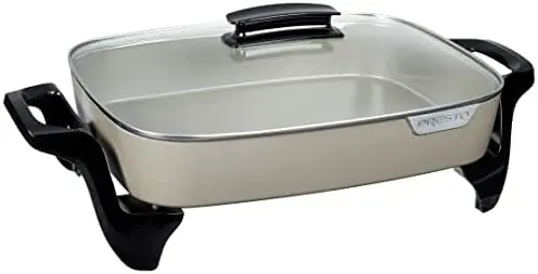 

Grey Ceramic 06856" Skillet, 16"