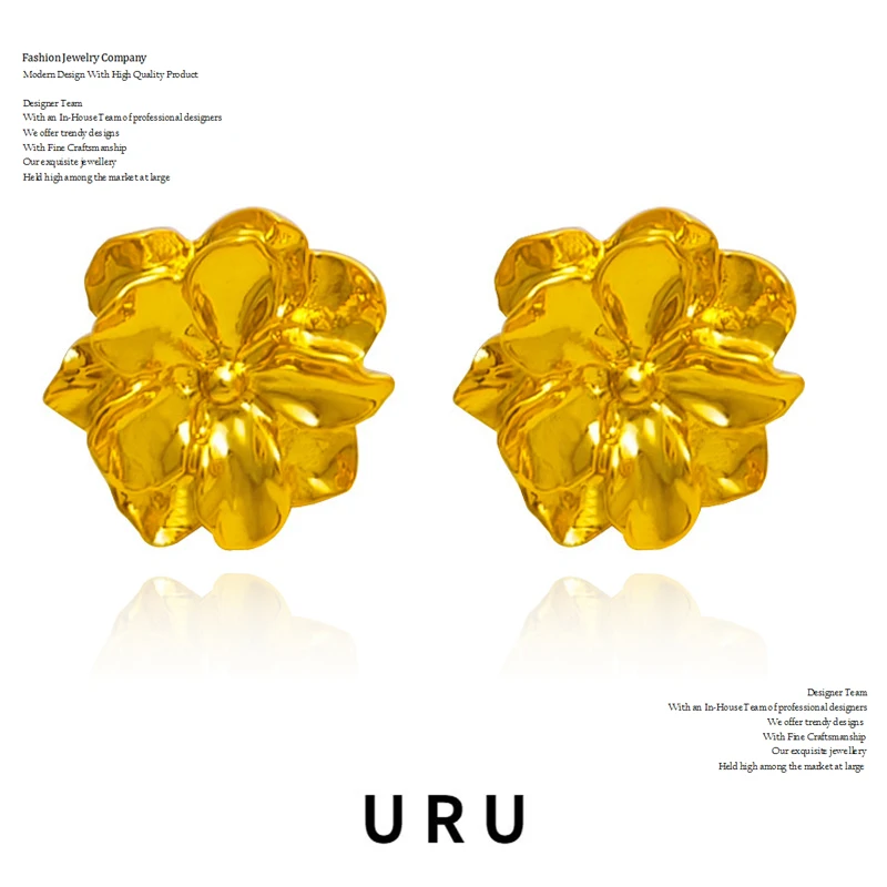 

925 Silver Needle Women Jewelry Flower Earrings Flower Earrings Vintage Temperament Drop Earrings For Women Accessories