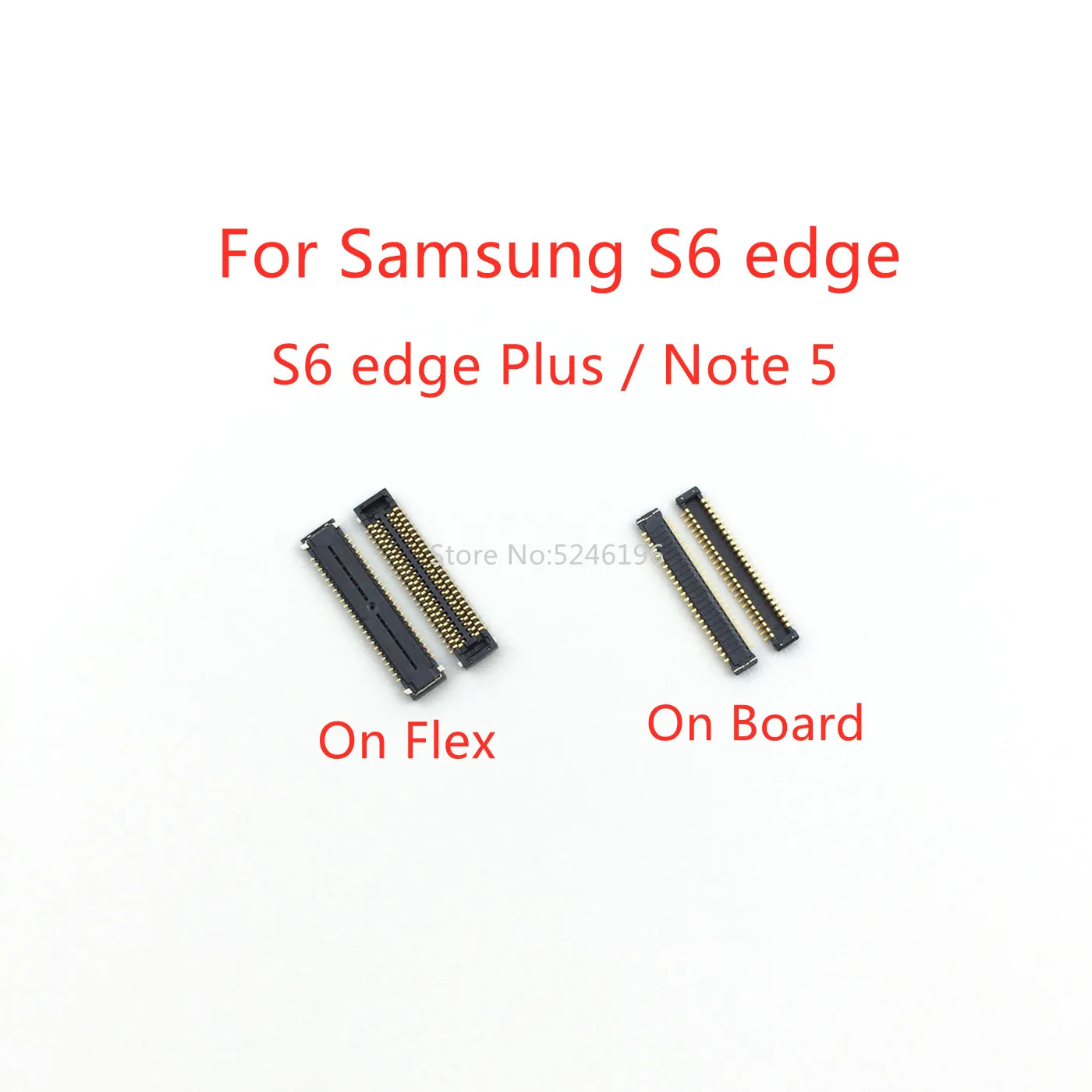 5-10 шт ЖК-экран гибкий FPC разъем 48Pin для Samsung Galaxy S6edge S6 edge Plus G925 G928 Note5 Note 5 Plug On Board