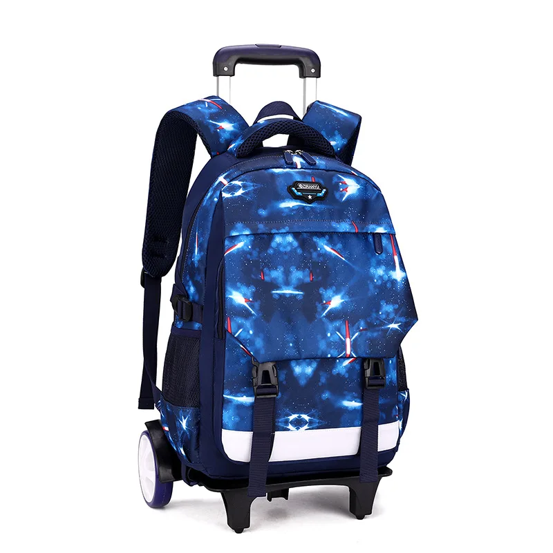 2021 waterproof Trolley Children School Bags girls Boys Kids Trolley school Backpacks Wheel Luggage Schoolbag Mochila Escolar