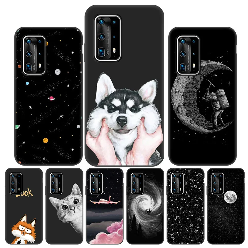 

Cute Cartoon Animal Dog Cat Case For Huawei P40 Lite Case for Huawei Mate 30 Lite Nova 7 6 SE 5i Pro 3i 5 4 3 2 Plus P20 Cover