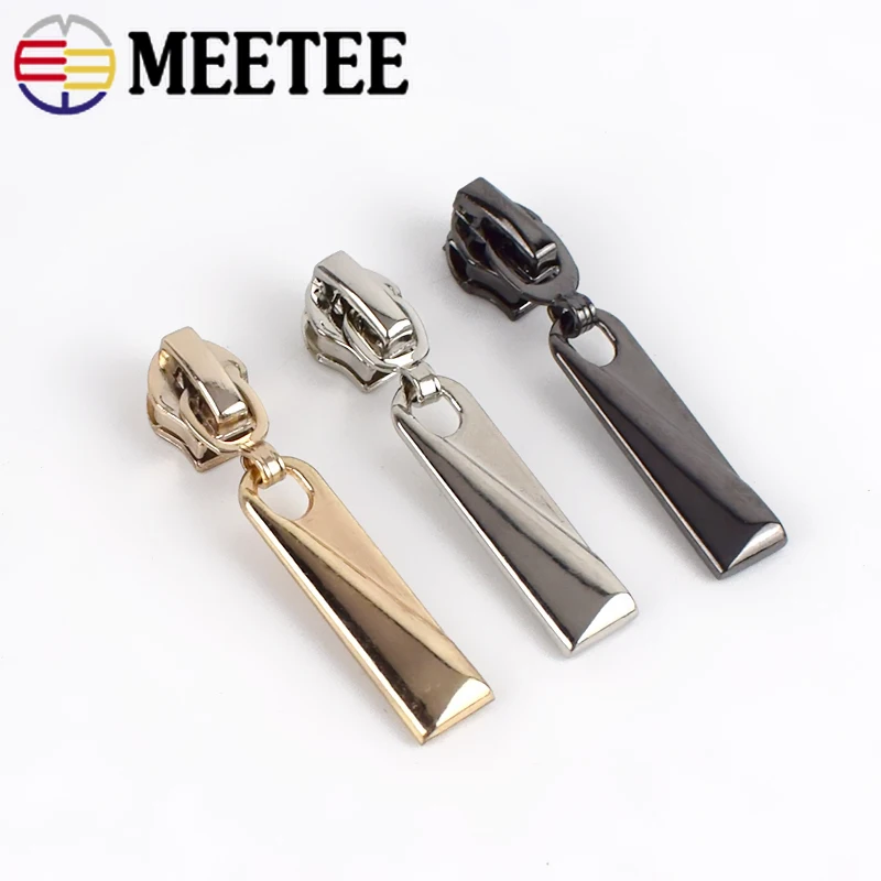 

10 шт. Meetee 5 # слайдеры молнии для смолы/нейлона/металла набор для ремонта молний головка молнии для одежды куртки пальто DIY Швейные аксессуары