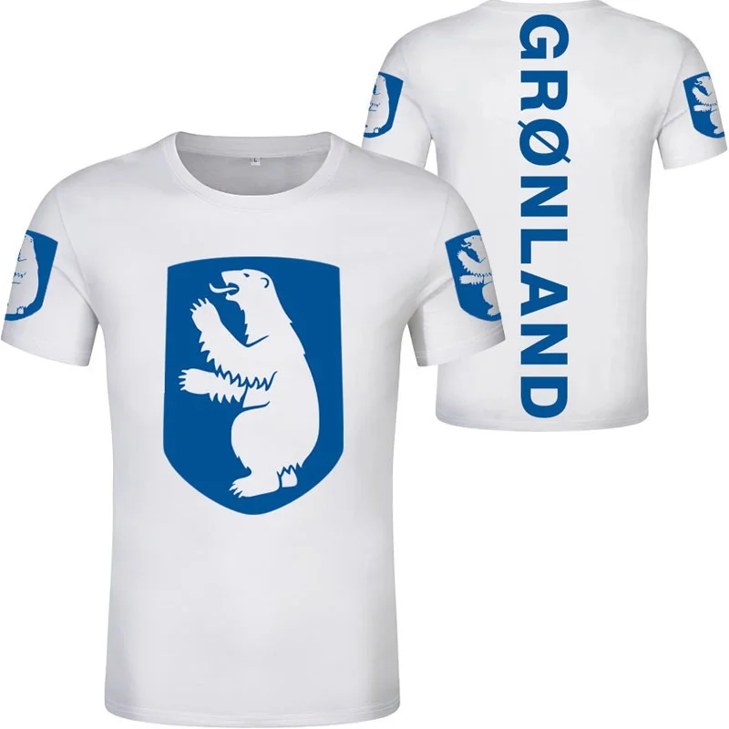 

Гренландия футболка имя номер Grl футболка фото логотип одежда печать Сделай Сам бесплатно на заказ не выцветает не треснувший футболка Джер...