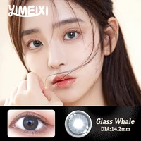 yimeixi 10pcs daily disposable contact lenses for eye myopia prescription new fashion colored lens wearing comfort free shipping