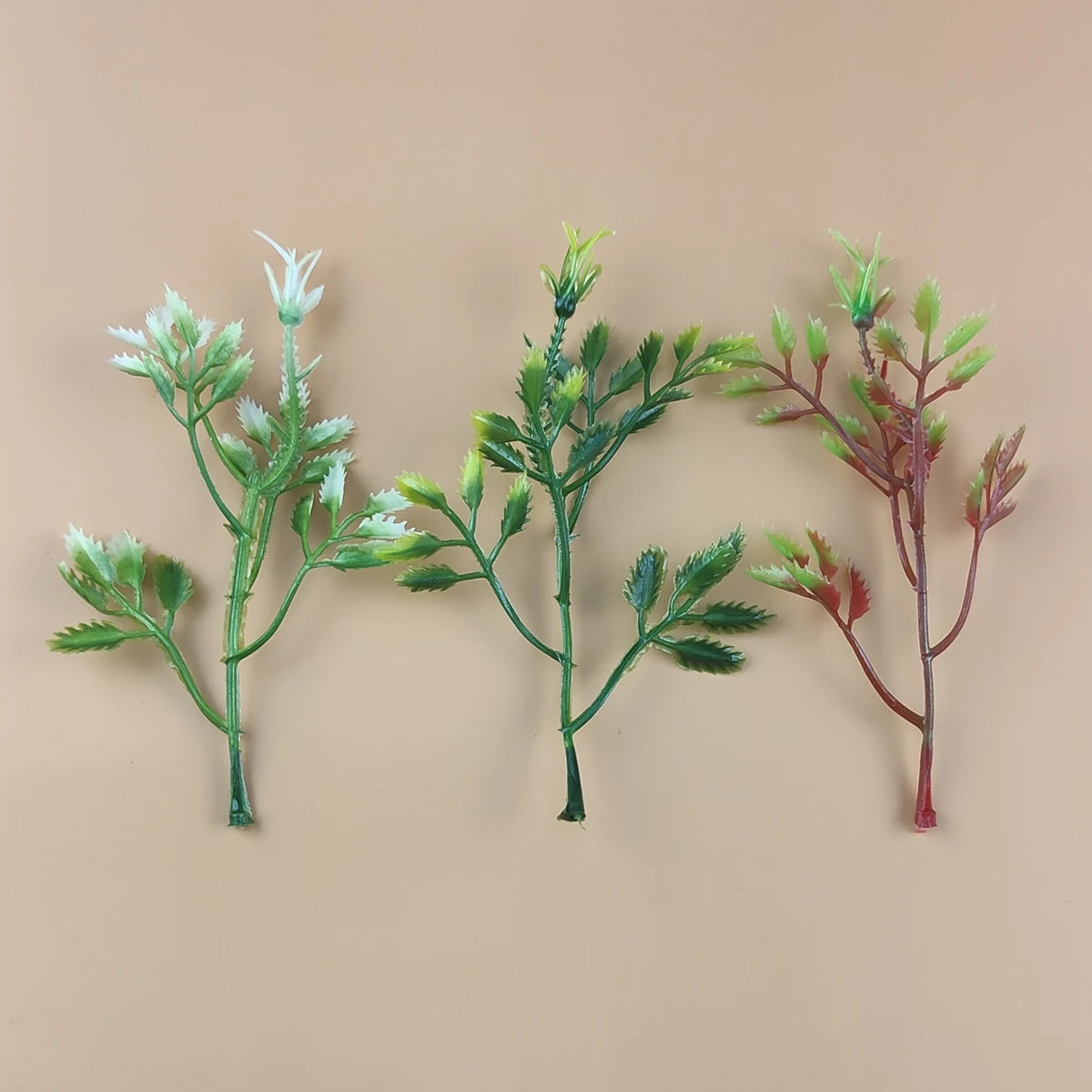 

20Pcs Artificial Green Plant Pine Needle Wreath Scrapbook Accessories Christmas Decoration DIY Home Fake Flower Grass Gift Box