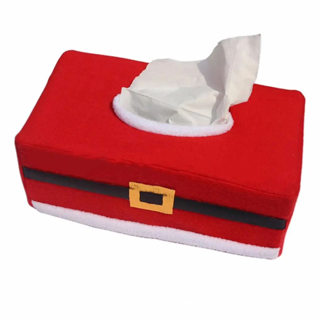 

Новинка, чехол с рисунком ремня, задняя крышка, Рождественское украшение для дома, креативный держатель для салфеток, новый год 2020, Декор, Ро...