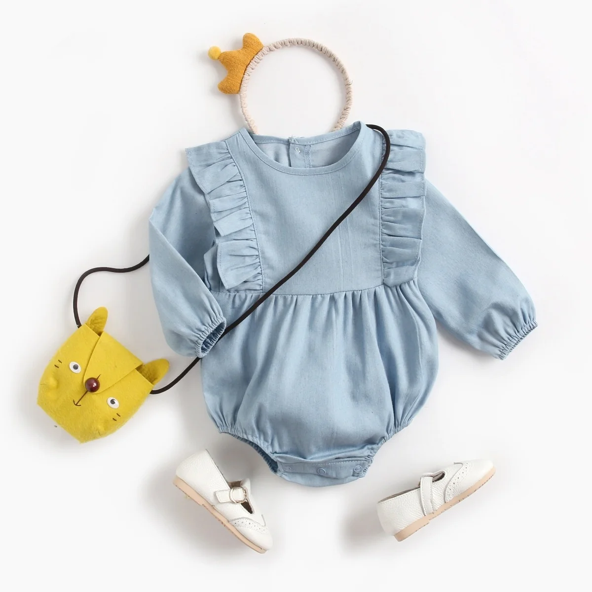 Kids Garment Girls Bobysuit Thanksgiving Outfits Birthday Outfits Short Sleeve Birthday Photoshoot