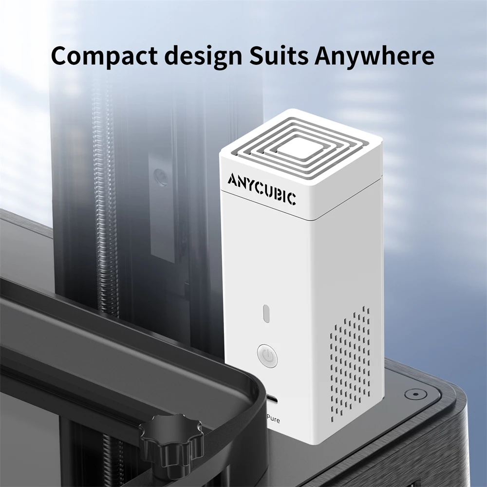 Эффективная очистка воздуха ANYCUBIC AirPure с низким уровнем шума заряженный USB
