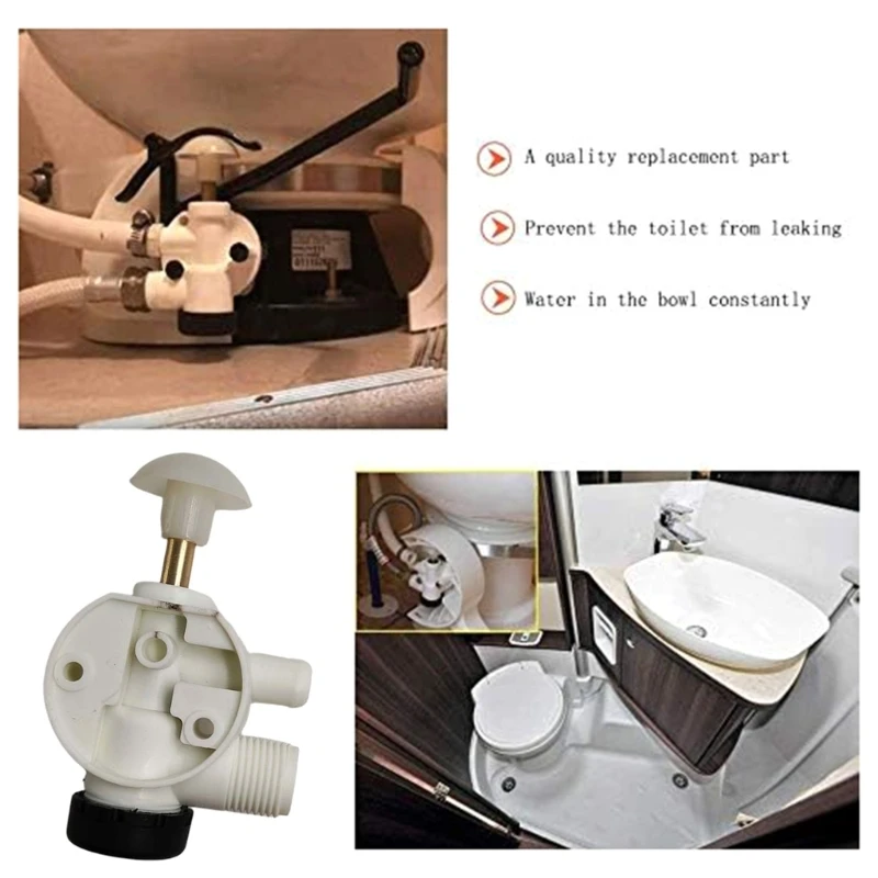 Модернизированные клапаны для туалетной воды RVs педалей смыва Vacuflush заменяет