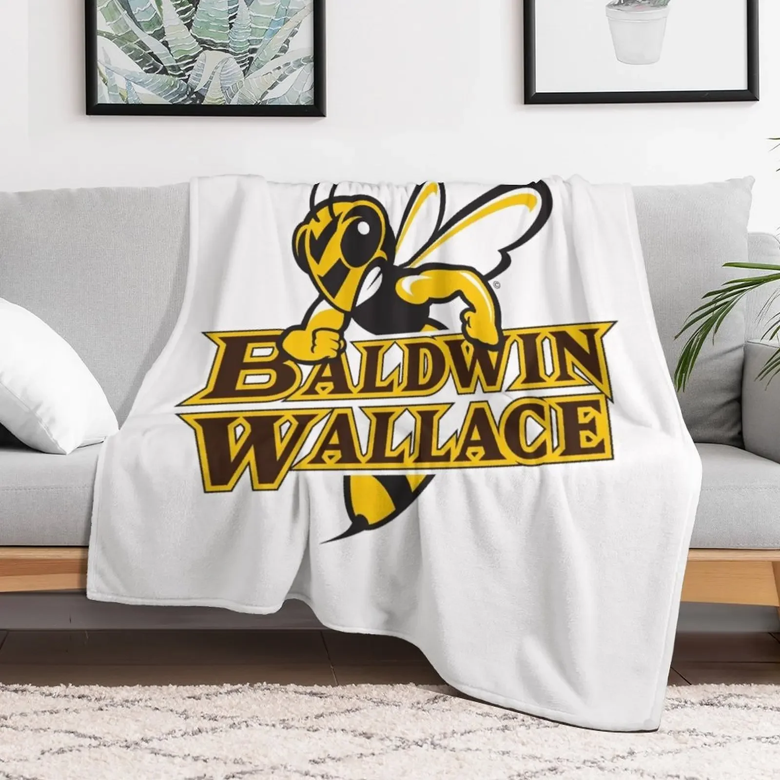 Новое одеяло Baldwin Wallace University Yellowjackets одеяла украшения для диванов постельное