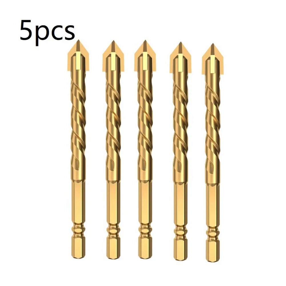 

Sharp Edges Triangle Alloy Drill Bit Cross Hexagon Hole Saw 6mm 8mm 10mm 12mm Drill Bits Ideal for Bricks Glass