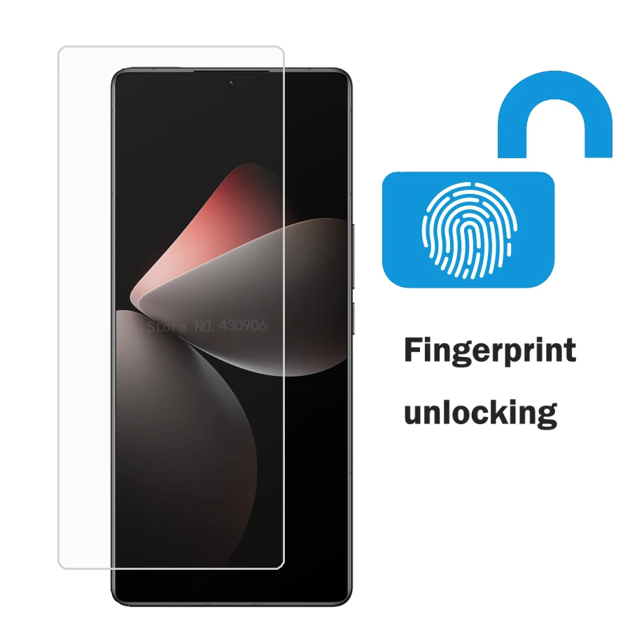 Прозрачная защитная пленка для экрана из закаленного стекла 2.5D edge 9H для MEIZU 21 Pro с разблокировкой по отпечатку пальца (art.: 3920c6b150694) - 3920c6b150694