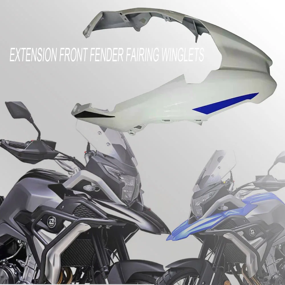 

For KY Motorcycle MOTOR 500X ZF 500 GY 2020 Beak Nose Cone Extension Front Fender Fairing Front wing MOTOR 500X ZF 500 GY 202