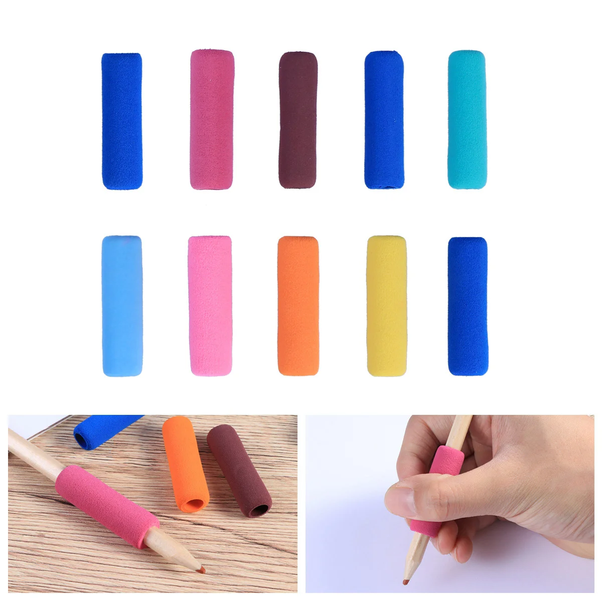 

10pcs Holder Grips Pen Writing Grip Posture Correction Tool for Pencils Children
