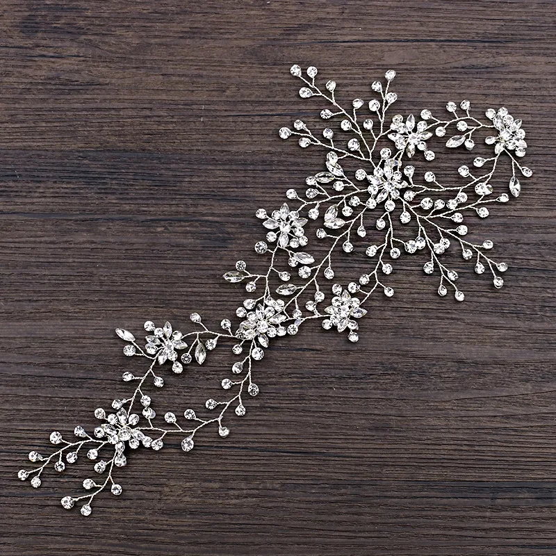

New crystal hair band headdress wedding dress crystal flower bridal jewelry