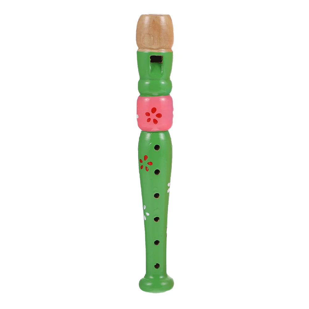 

Lovely Orff Music Instrument Toy Flute Kids Wooden Clarinet Flute Plaything