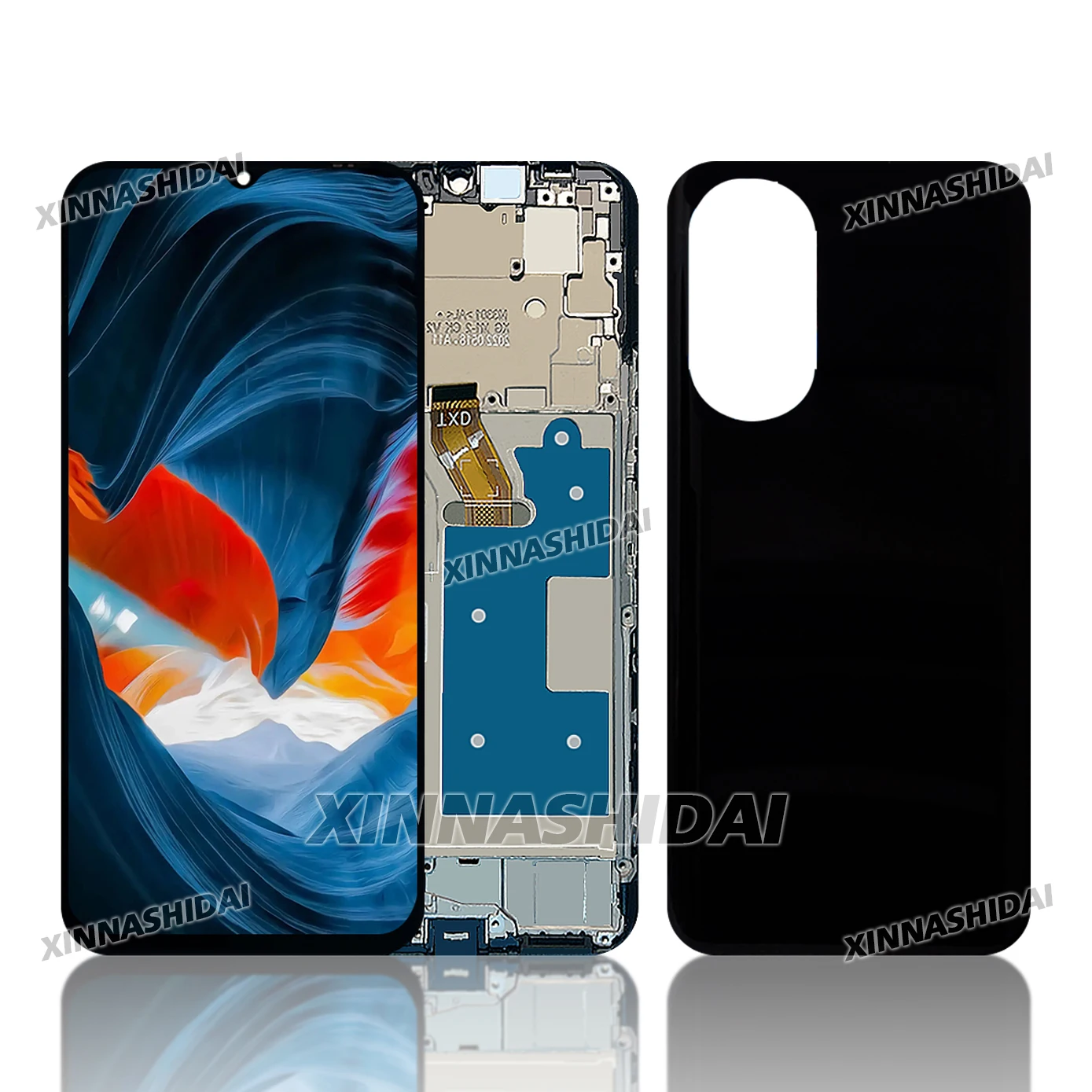 Фото 6,74 ''Новый ЖК-дисплей для Huawei Honor X7, дигитайзер сенсорного экрана, запасные части для Honor X7 CMA-LX2 CMA-LX1 CMA-LX3 LCD №2