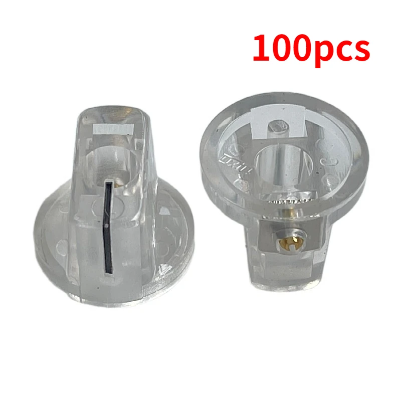 100 шт. прозрачная 6 4 мм ручка усилителя для гитары ручки педали эффектов Davies 1510