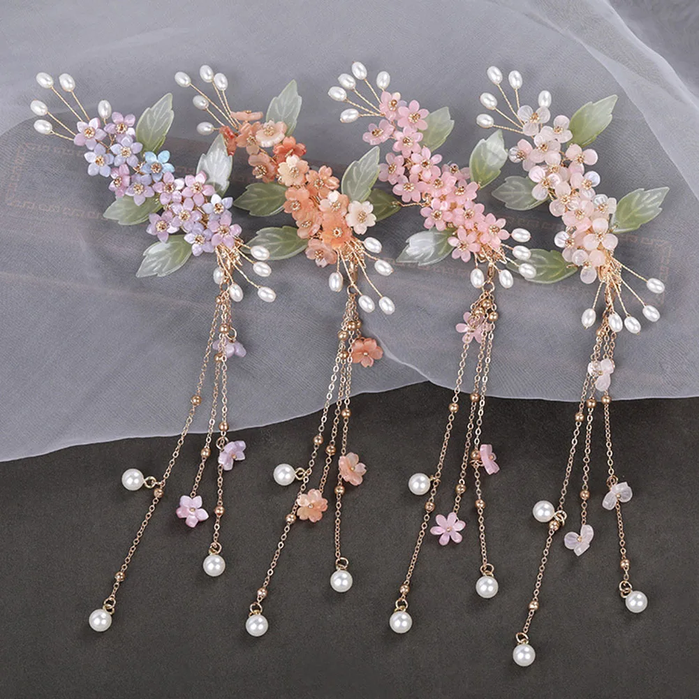 

Antique Hairpin Fringed Edge Clip Cheongsam Chinese Clothes Accessories Retro Simple Prevalent Unique 1pc Ladies H9