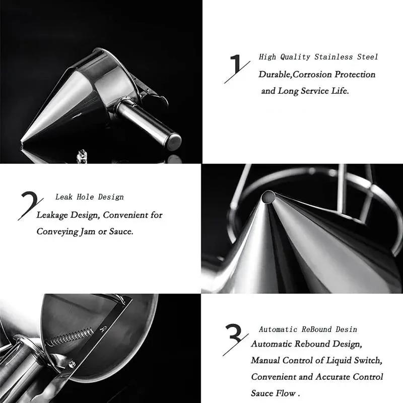 Диспенсер для блинов из нержавеющей стали воронка диспенсер торта с подставкой