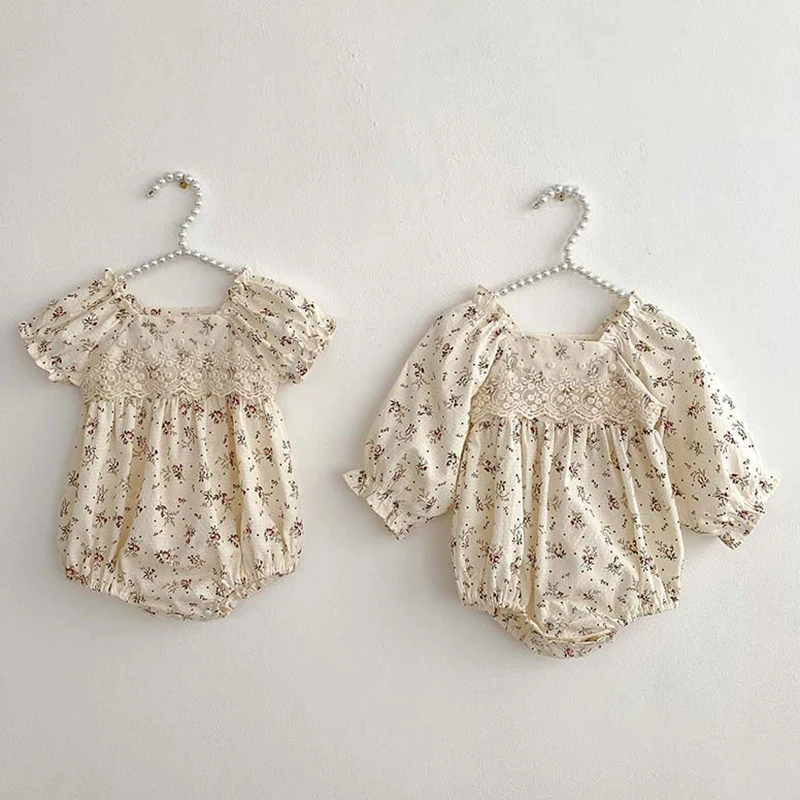 

Комбинезоны с коротким рукавом для младенцев, х/б