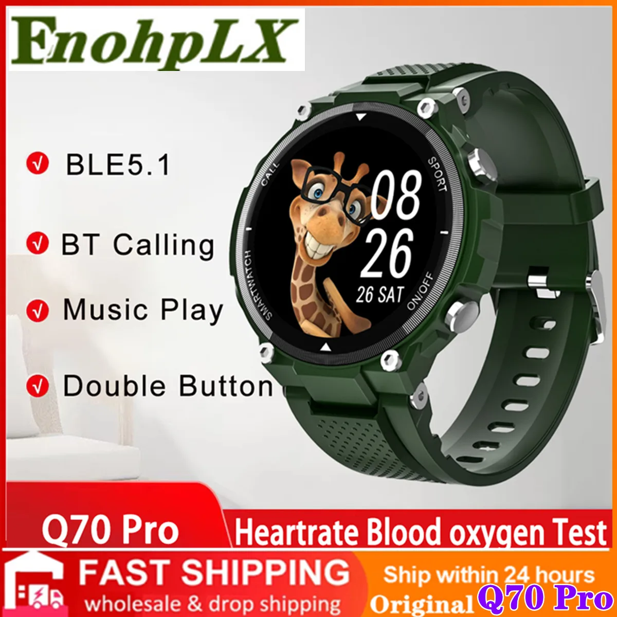 

Smart Watch Blue Tooth Call Watch Smartwatch Women Fitness Band Blood Oxygen Sleep Test Music Play Sports Multi-dial 2022 Men