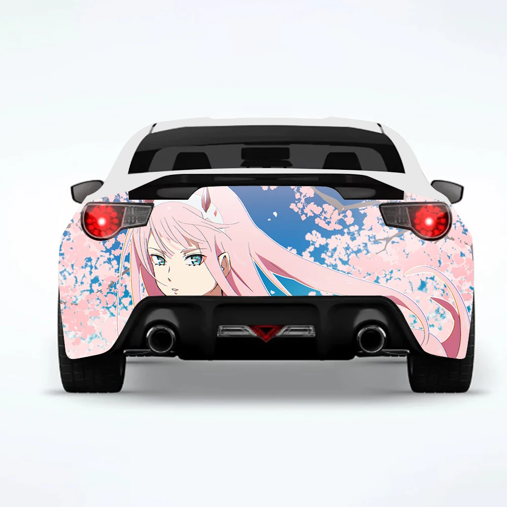 

Darling in the FranXX Car Rear Wrap Car Stickers Car Decal Creative Sticker Car Body Appearance Modification Decorative Stickers