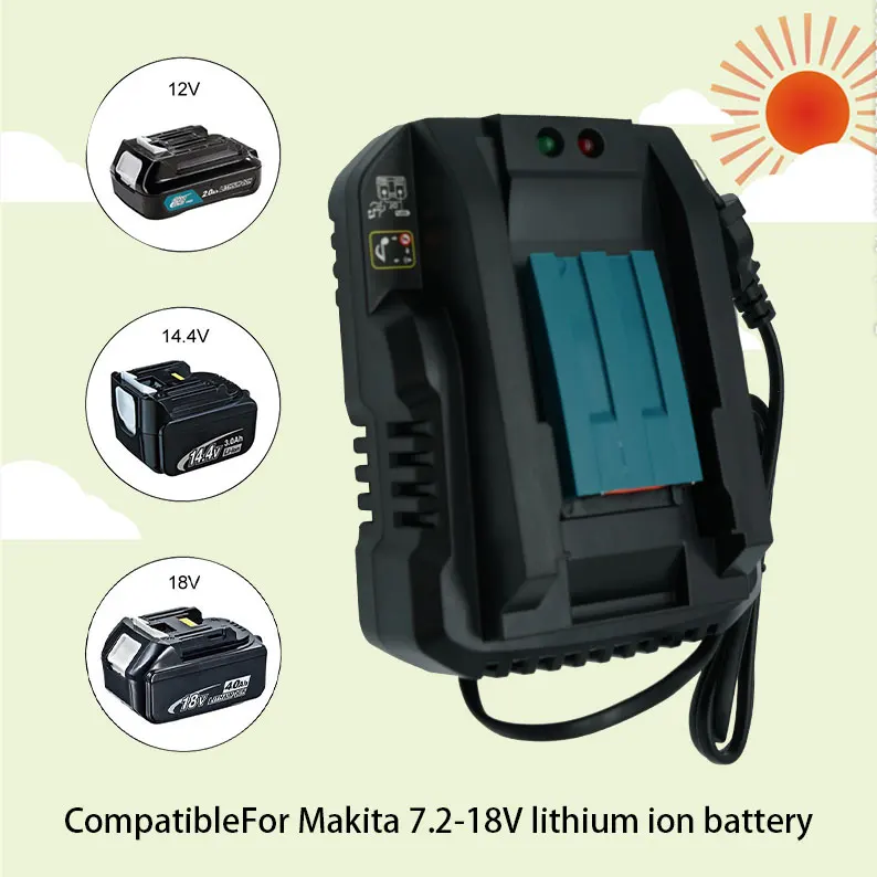 

Li-ion 3A Chargeur De Batterie pour Makita 18V 14.4V BL1860 BL1850 BL1840 BL1440 DC18RC Remplacer Lithium Convertisseur