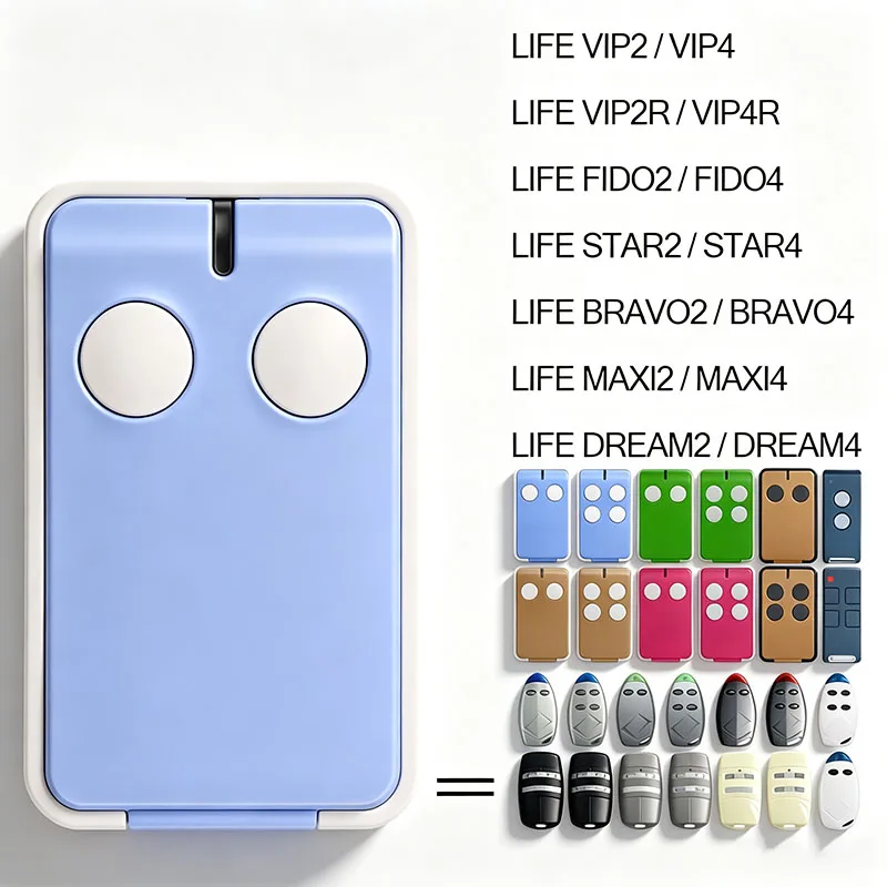 Фото LIFE MAXI 2 4 MAXI2 MAXI4 FIDO2 FIDO4 VIP2 VIP4 VIP2R STAR2 STAR4 BRAVO2 BRAVO4 DREAM2 DREAM4 Пульт дистанционного управления для открывания гаражных ворот №2