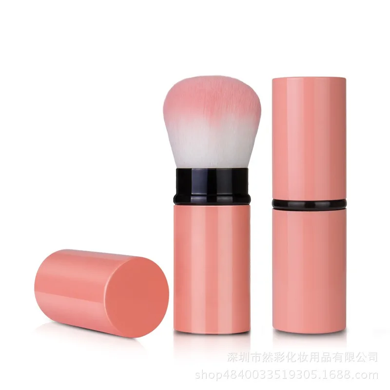 

Quality Portable Mini Retractable Blush Brush Soft Loose Powder Foundation Makeup Brush Multi Functional Nail Beauty Makeup Tool