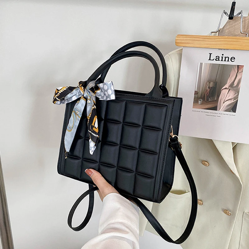 

Single Strap Women's Handbags 2022 Summer Bags Fashion Ladies Leather Shoulder Phone Bag Soft Solid Black Color Crossbody Bags