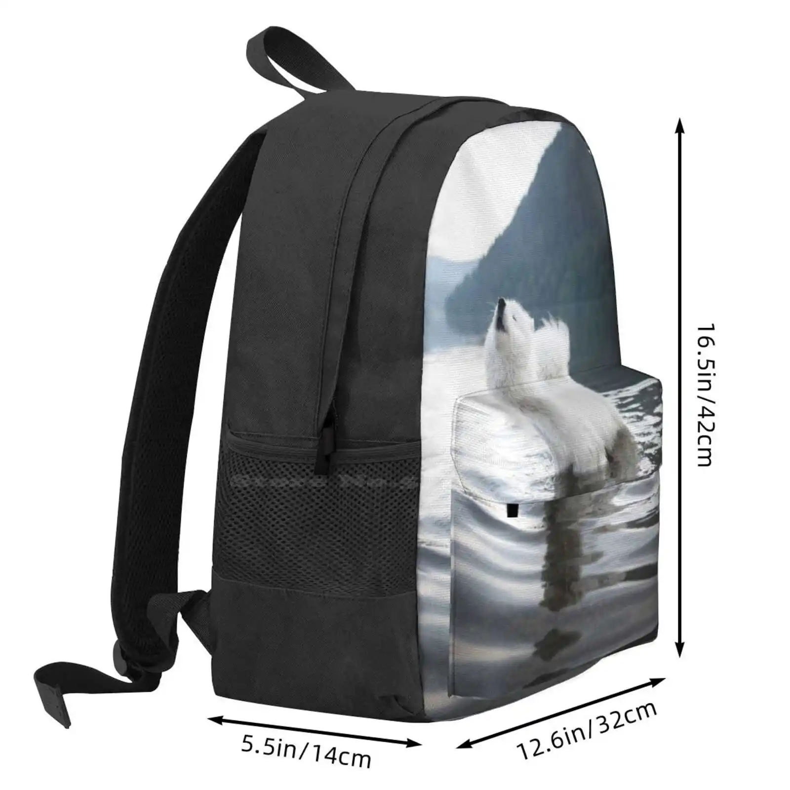 Лидер продаж рюкзак Howl в школьном стиле модные сумки Воющий волк собака