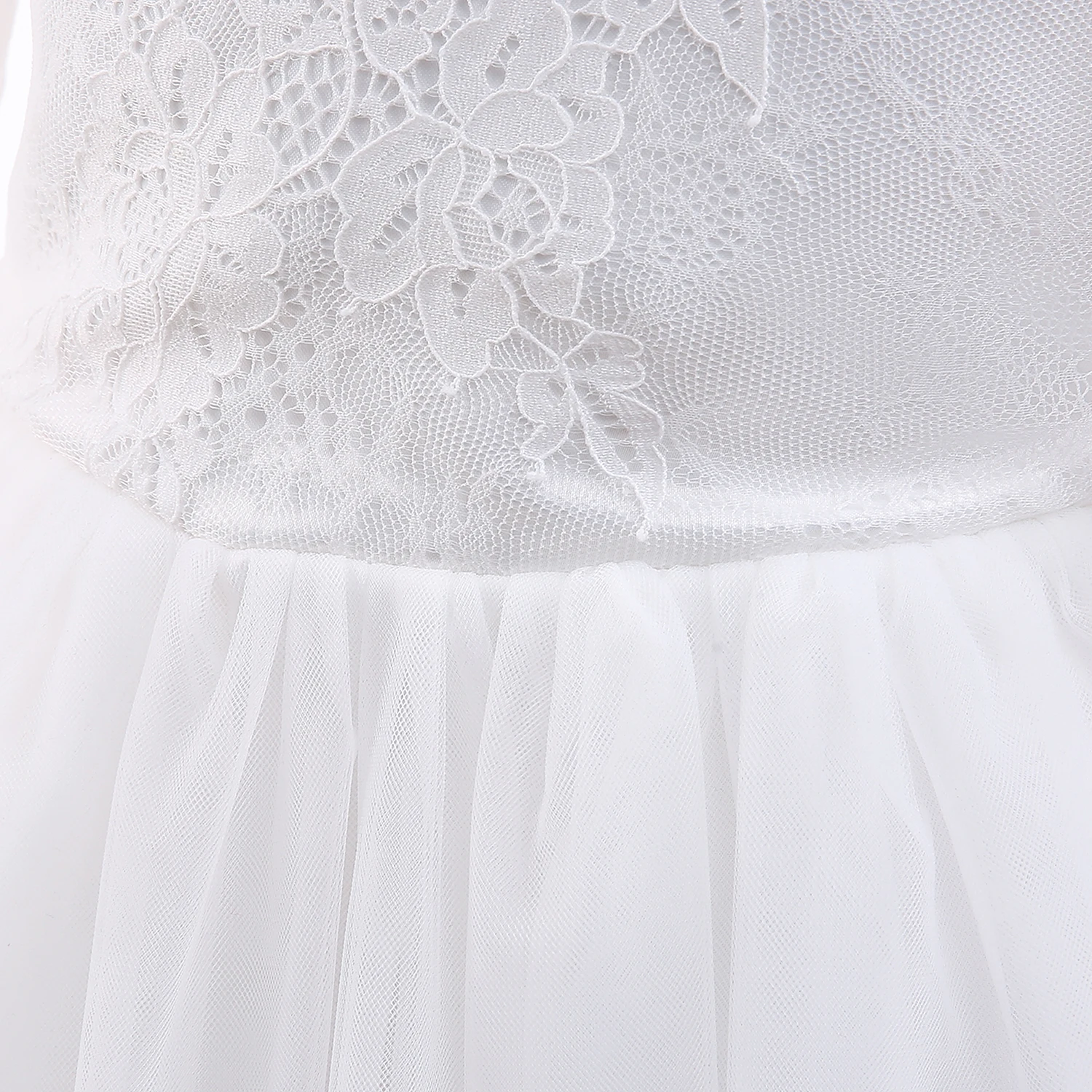 Элегантное Белое Платье для подружки невесты с цветочным принтом большой