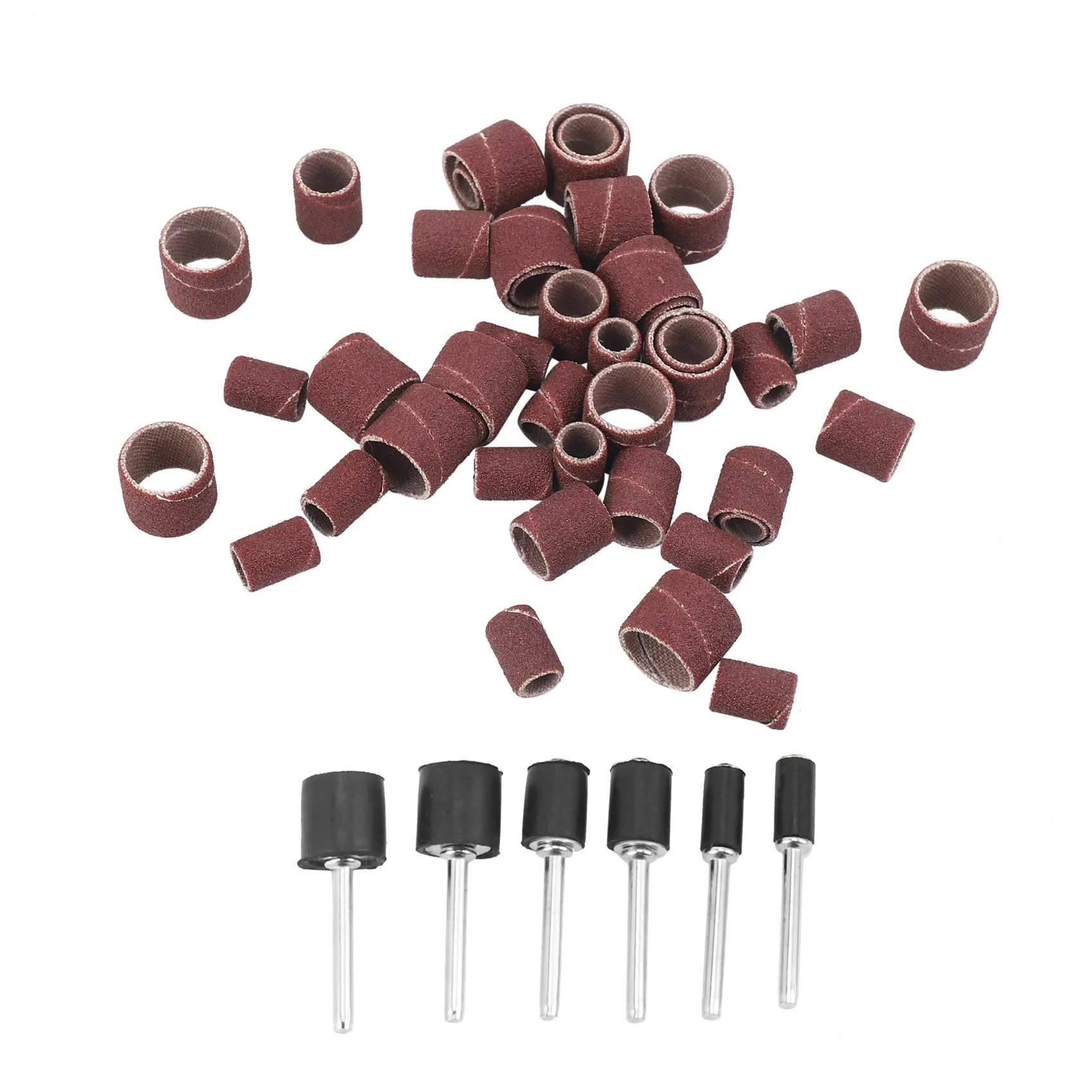 

Набор для шлифования барабана Jumbo 51pc-подходит для Dremel-В комплект входят резиновые барабанные оправки-1/2 3/8 & 1/4 дюйма