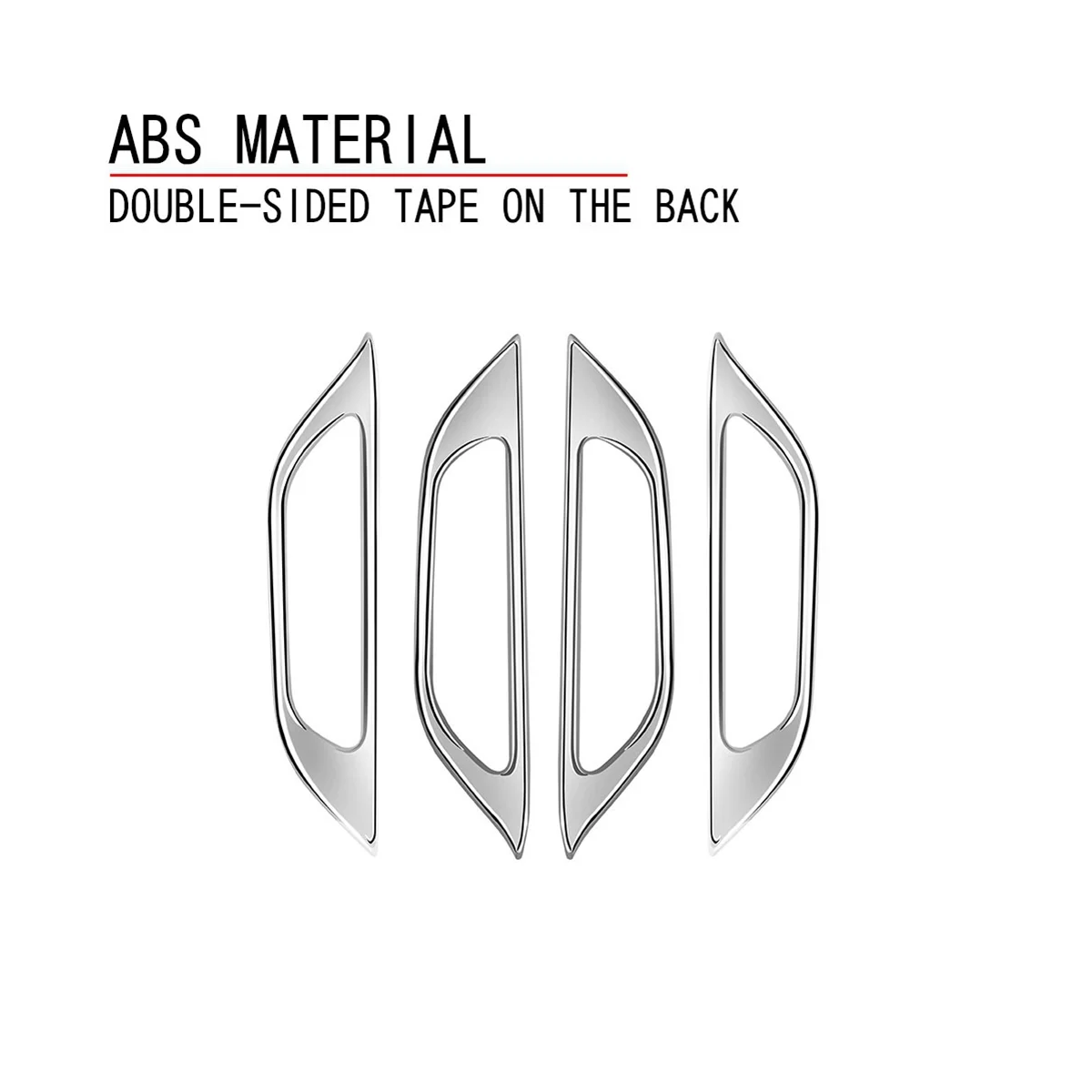 Декоративная крышка RHD для внутренней дверной ручки автомобиля наклейка отделка