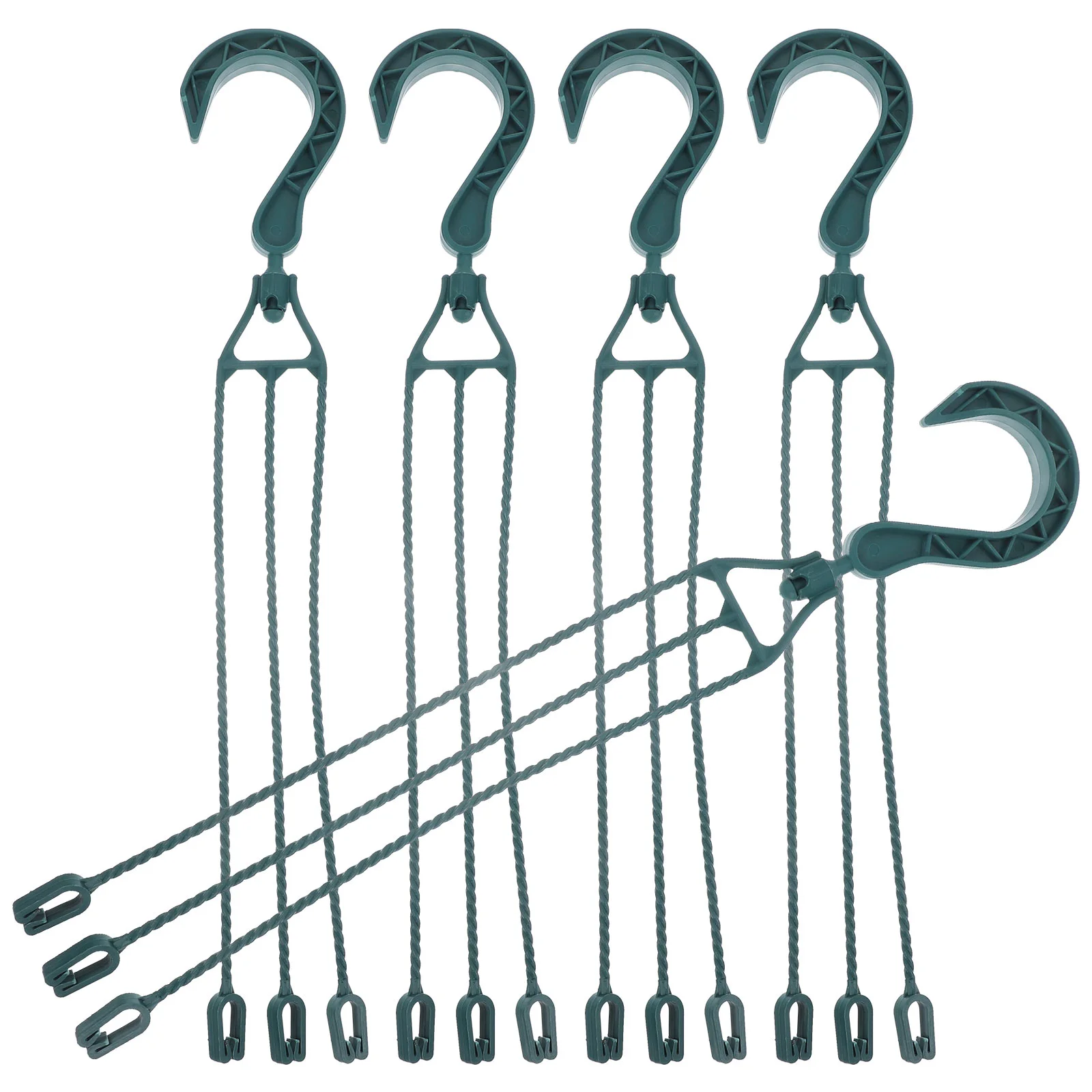 

Bird Feeder Chains Hanging Basin Hook Wall Mounted Clothes Hanger Plastic Flowerpot Hooks