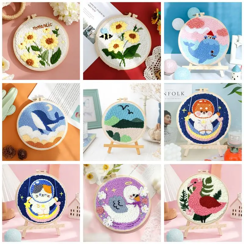 Набор для вышивания RUOPOTY удобные начинающих красочные изделия ручной работы