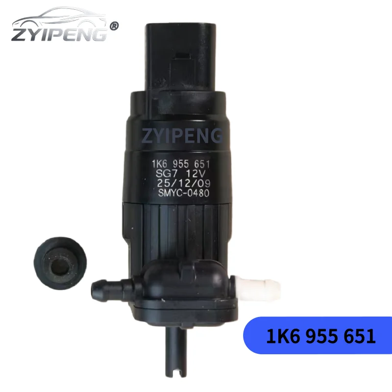 Фото Насос для очистки стекол автомобиля 1K6955651 для VW Golf MK6 Polo Tiguan Touran Scirocco Sharan Audi A3 1KD955651A 1T0955651A №1