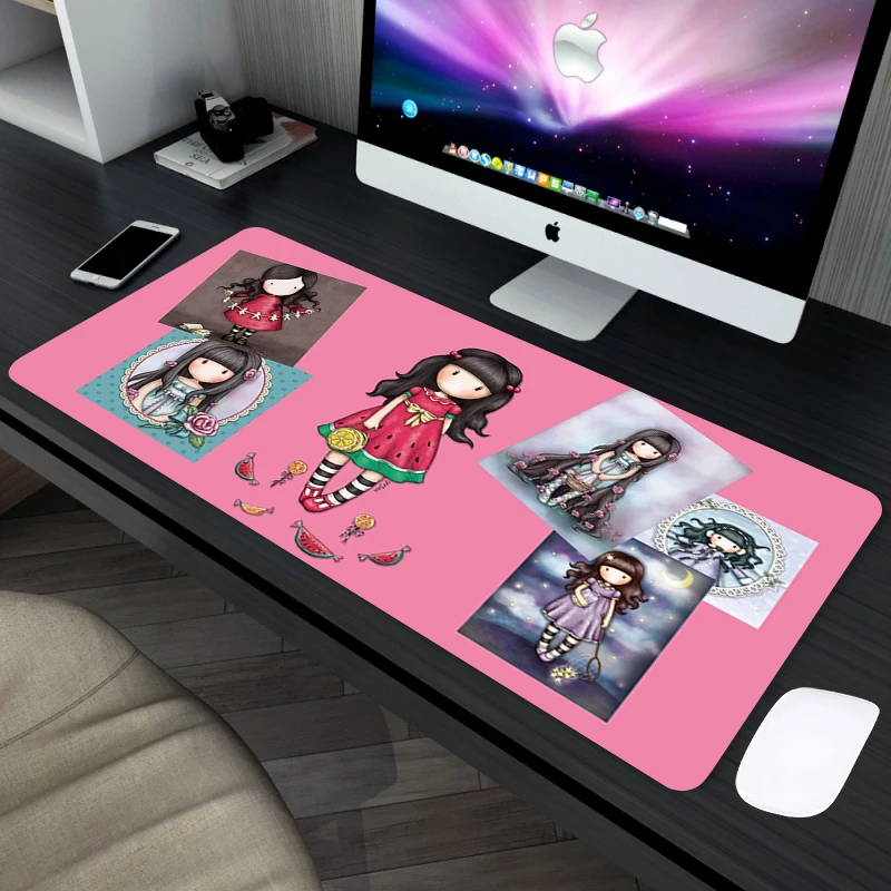 

Mousepad Computer HD Home keyboard pad Mouse Mat Santoro Gorjuss Office Natural Rubber Anti-slip Soft Carpet Table Mat Mice Pad