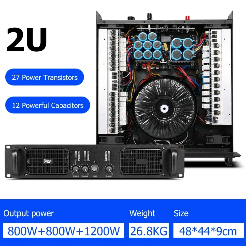 Лидер продаж профессиональный 3-канальный усилитель мощности для динамика